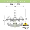 Подвесной уличный светильник FUMAGALLI SICHEM/RUT 3L (люстра) E26.120.S30.VYF1R