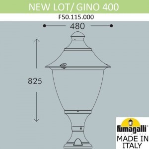 Ландшафтный фонарь FUMAGALLI NEW LOT/GINO F50.115.000.AXE27