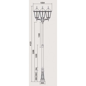Фонарный столб Oasis-Light BREMEN 79835 Bl
