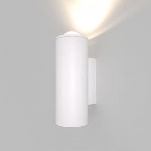 Уличный настенный светодиодный светильник Elektrostandard Column 35138/U белый a063023