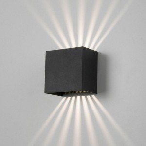 Уличный настенный светодиодный светильник Elektrostandard Sole 35149/D черный a058892
