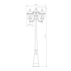 Садово-парковый светильник Elektrostandard Capella a025017