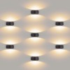 Уличный настенный светодиодный светильник Elektrostandard 1549 Techno LED Blink черный a038413