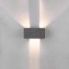 Уличный настенный светодиодный светильник Elektrostandard Winner 35137/W серый a057135