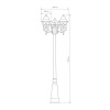 Садово-парковый светильник Elektrostandard Altair a025024
