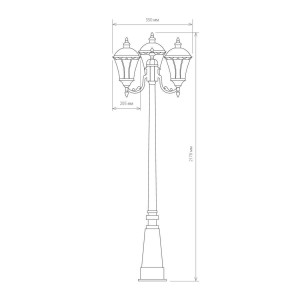 Садово-парковый светильник Elektrostandard Capella a025016