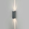 Уличный настенный светодиодный светильник Elektrostandard Blaze 35136/W серый a057051