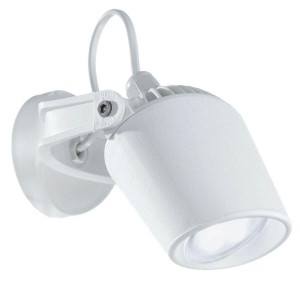 Уличный настенный светодиодный светильник Ideal Lux Minitommy AP Bianco 4000K 096483